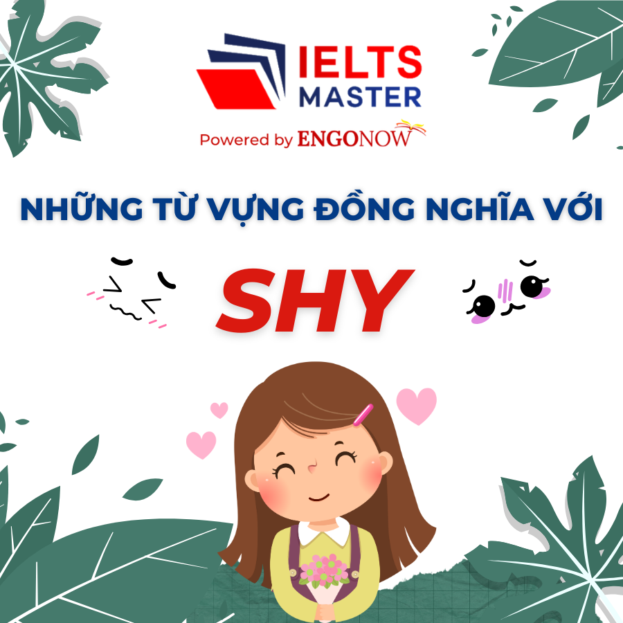 những từ vựng đồng nghĩa với shy