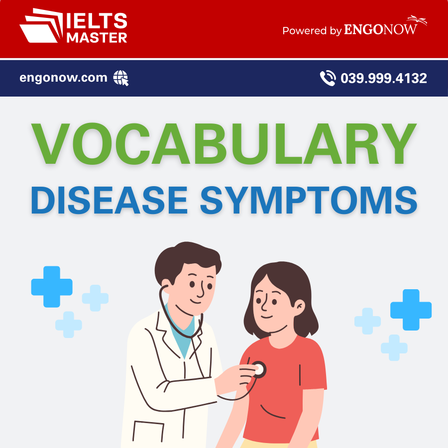 từ vựng tiếng Anh về triệu chứng bệnh